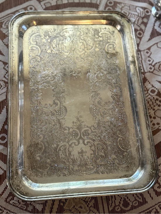 Friedman Silver Co Other - Vintage Friedman Silver Co. Large Serving Tray Silver-plate